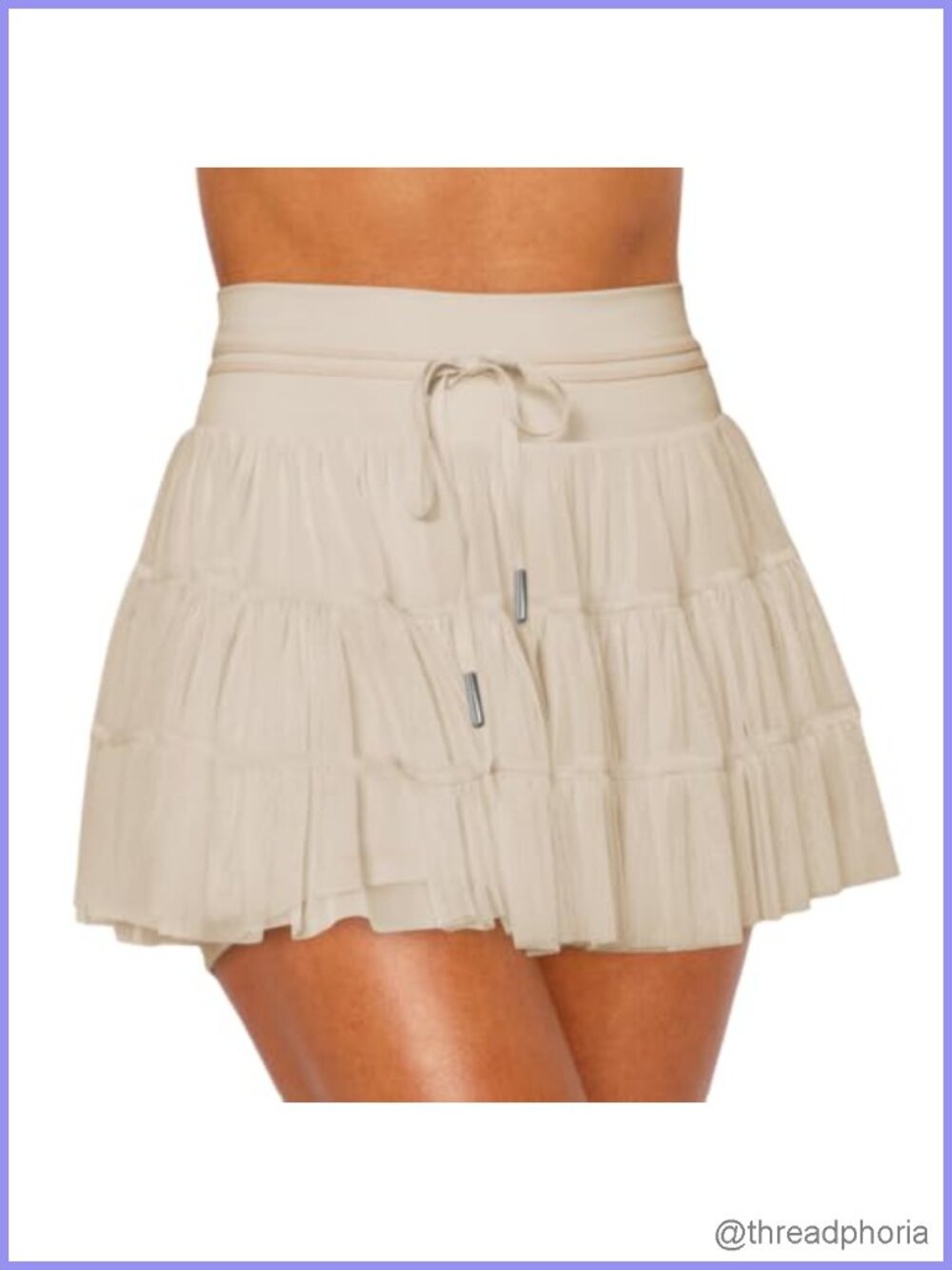 High Waisted Ruffled Tennis Skirt Pleated Mesh Layered Tulle Flowy Skirt with